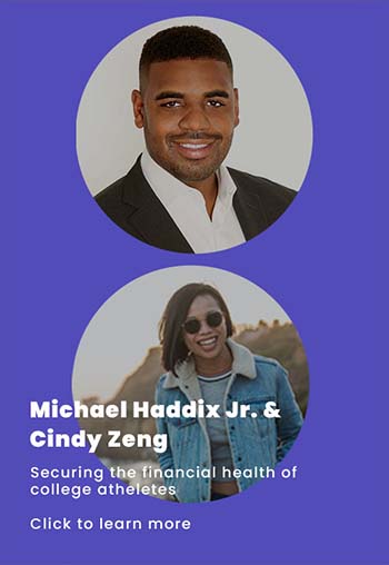 Scout Michael Haddix Jr. CEO, and Cindy Zeng CTO