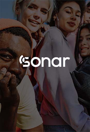 Sonar white logo