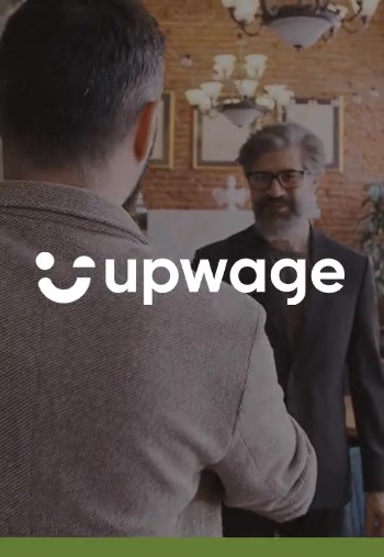 upwage white logo